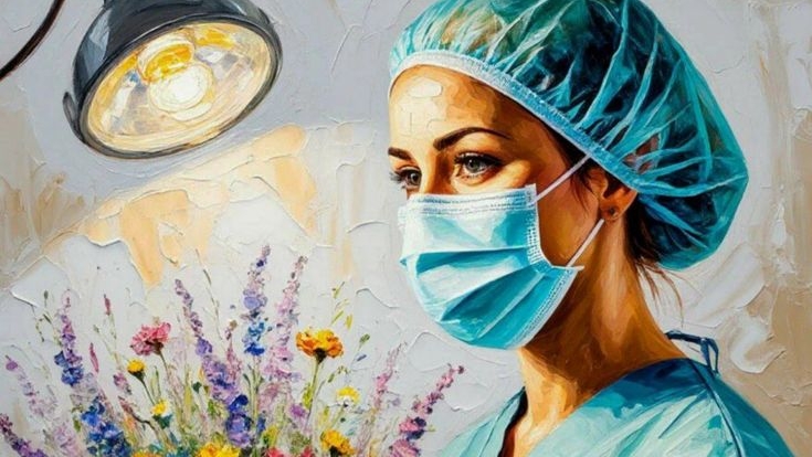 С днём медицинских сестер. Красивая музыкальная открытка.