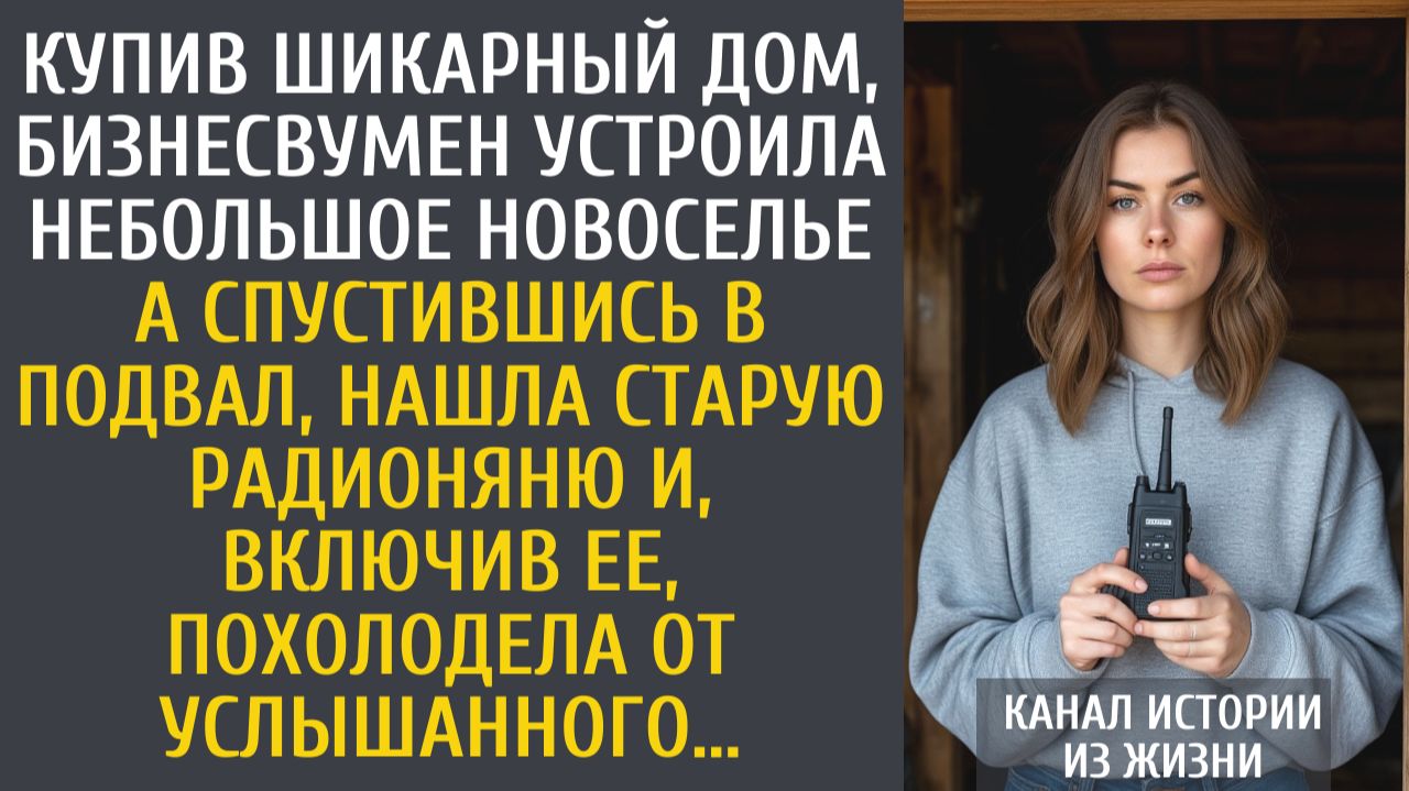 истории из жизни Купив шикарный дом бизнесвумен устроила небольшое новоселье… А найдя радионяню…