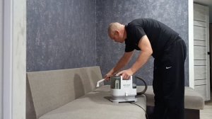 Чистка дивана китайским моющим пылесосом