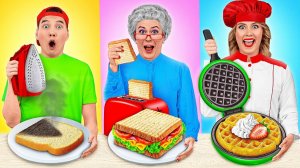 Кулинарный Челлендж# Я против Бабушки # Секретные Лайфхаки и Гаджеты от Mega DO Challenge