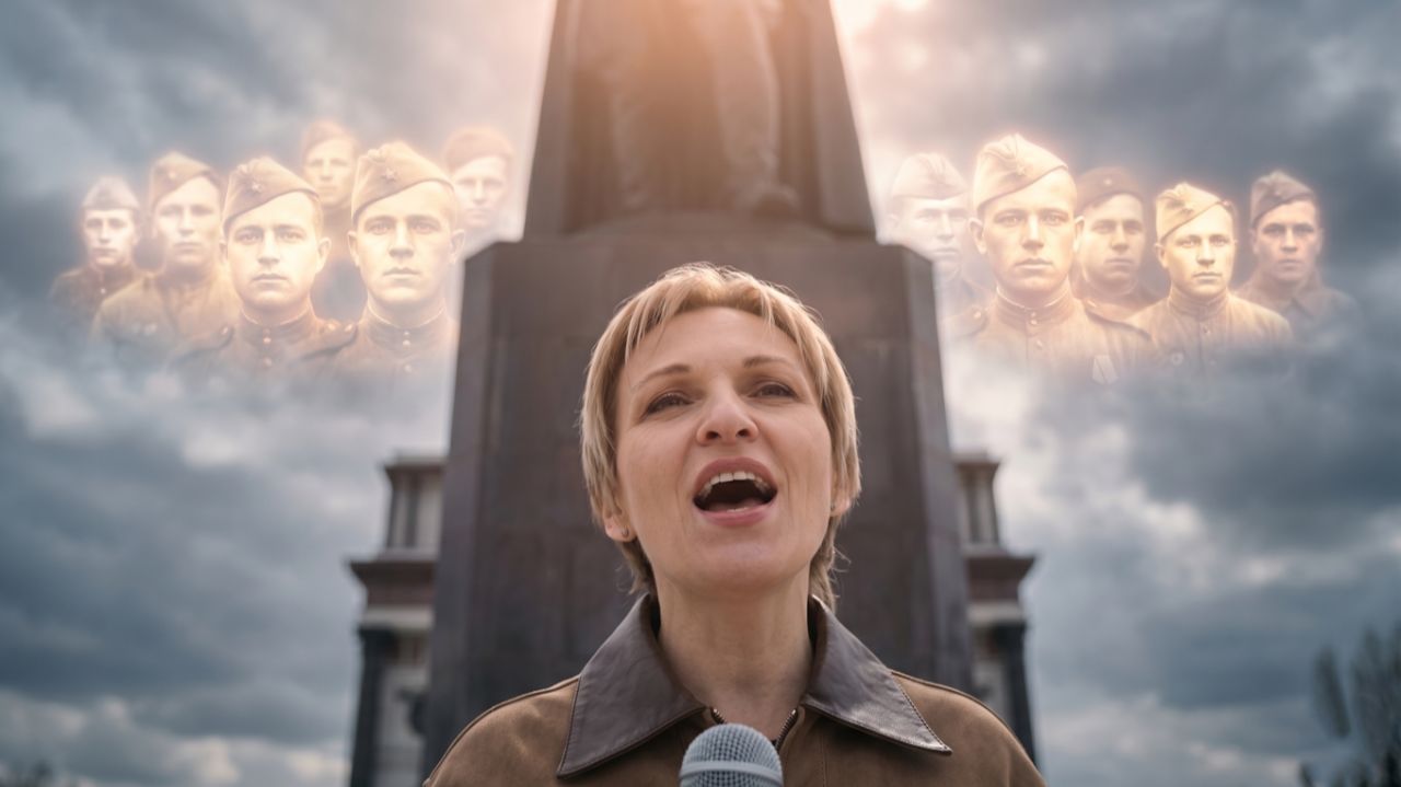 "Бессмертный полк". Заикина Екатерина и Дурнева Юлия. Фестиваль "Арт Звезда"