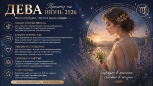 Дева. Полный прогноз на  июнь 2026