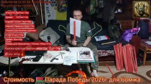Стоимость 🇧🇾 Парада Победы 2026г для Бомжа.