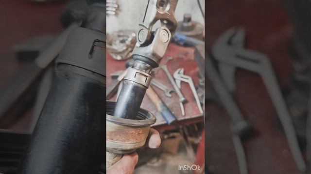 Камри 50, 55 замена нижней крестовины рулевого карданчика