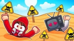ЗАСТРЯЛ в ЗЫБУЧИХ ПЕСКАХ с ТЕЛЕВИЗИОНЩИЦЕЙ в Роблоксе!