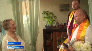 Представители  партии «Справедливая Россия — За правду» поздравили с Днём Победы труженицу тыла