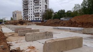 Обзор объездных дорог и площадки будущей станции Луганская Бирюлёвской линии