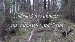 Прогулки вокруг поселка Певомайское 4. Советские окопы на окраине поселка