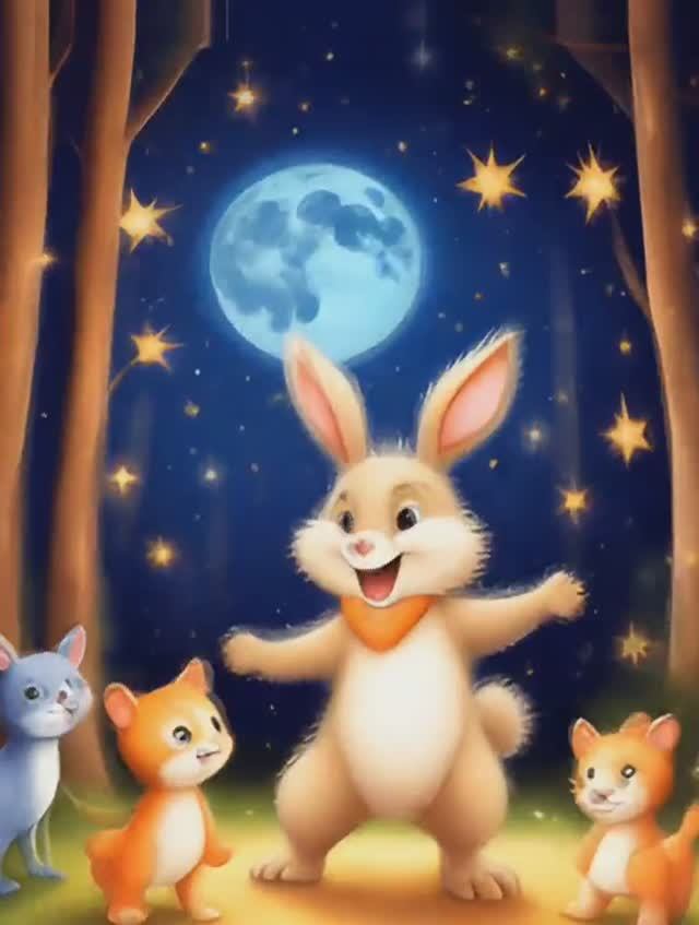 🎶 Весёлый Зайчик: Приключения, Нарисованные ИИ! 🎶