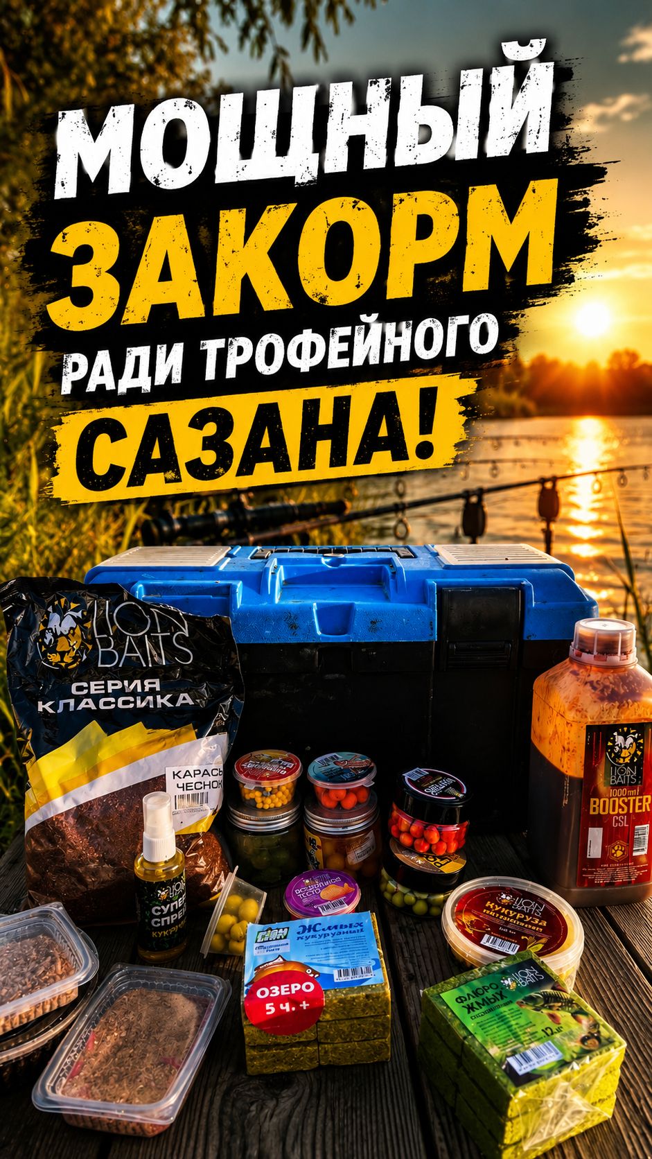 Мощный закорм, ради трофейного сазана! смотреть онлайн