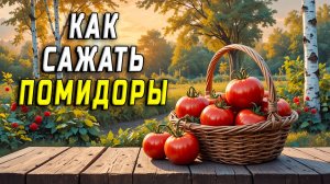 Как сажать помидоры