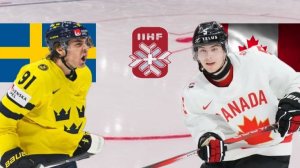 ХОККЕЙ ЧЕМПИОНАТ МИРА.  ШВЕЦИЯ - КАНАДА.  ТЕКСТОВАЯ ОНЛАЙН ТРАНСЛЯЦИЯ
