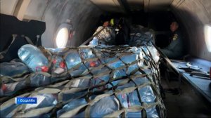 Полторы тонны бутилированной питьевой воды доставит в Бодайбо борт МЧС