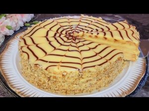 ТОРТ БЕЗ МУКИ! Я узнала Этот трюк в дорогом ресторане! Самый простой рецепт десерта! Торт Эстерхази