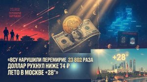 Главные новости дня. Украина сорвала перемирие, рубль укрепился, Литва закрывает границы.
