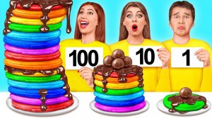 100 Слоев еды Челлендж # Смешные ситуации с едой от Mega DO Challenge