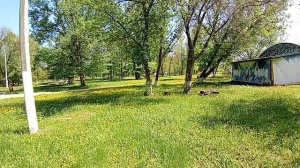 СТАРЫЙ ПАРОХОД В ПАРКЕ