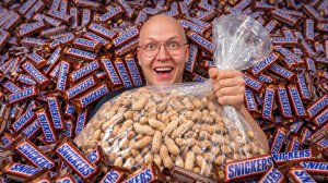 vanzai СКОЛЬКО ПОЛУЧИТСЯ SNICKERS ИЗ 1 МЕШКА АРАХИСА ?