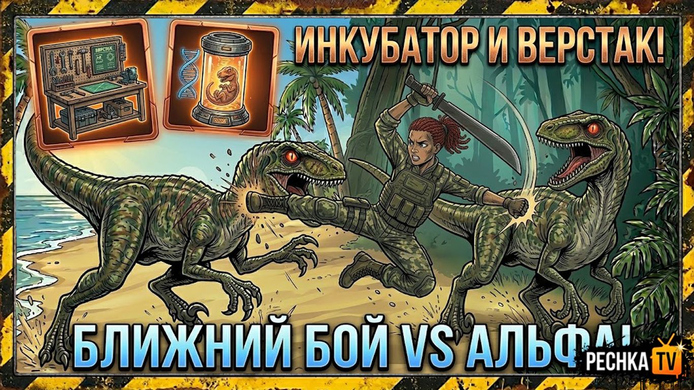 ИНКУБАТОР ДЛЯ ДИНОЗАВРОВ И ВЕРСТАК В Jurassic Survival! АЛЬФА ДИНОЗАВРЫ В БЛИЖНЕМ БОЮ | PECHKA TV