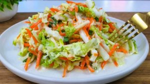 Ну очень вкусный салат за 5 минут!  Коул слоу. Быстрый и простой рецепт
