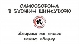 Самооборона в Буджин Шинкудорю. Защита от удара ножом сверху