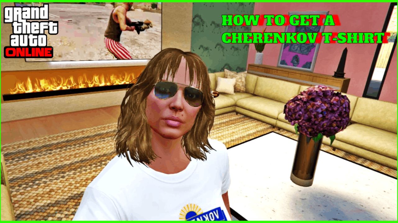 GTA V ONLINE HOW TO GET AN EXCLUSIVE CHERENKOV VODKA T-SHIRT #447