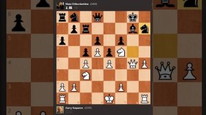 Покажу как молодой Каспаров отдал фигуру и гениально выиграл у чемпионки мира по шахматам