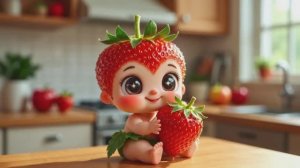 Милые или жуткие? фруктовые детеныши едят настоящие фрукты 🍓👶 Невероятно приятное ASMR-видео