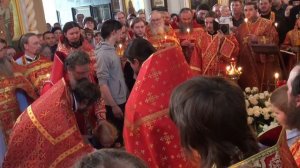 Прощание семьи с матушкой Феодосией. 
Архив 17 мая 2014 года.