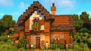 Простой стартовый дом для выживания в Minecraft [руководство]