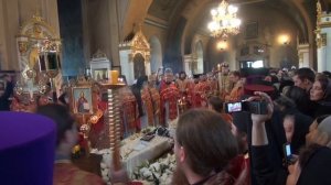 Отпевание схимонахини Феодосии. 
17 мая 2014 года.