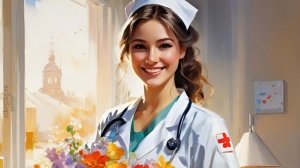 С любовью и благодарностью. С днём медицинских сестер. Самая лучшая музыкальная открытка.