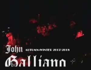 Показ женской коллекции John Galliano осень-зима 2007-2008