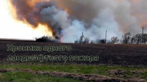 Хроника одного ландшафтного пожара