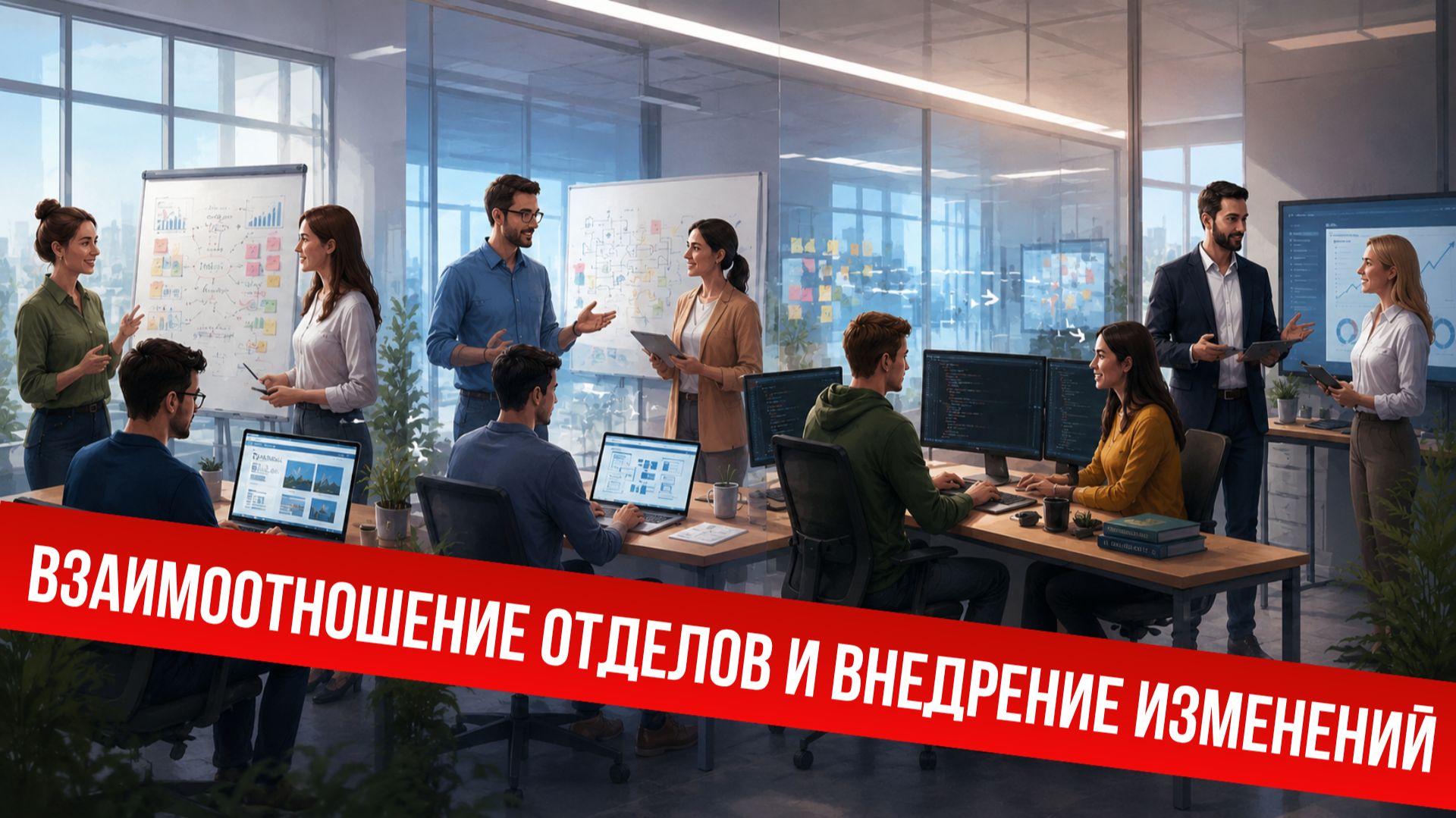Беседы о развитии: Взаимоотношение отделов и внедрение изменений