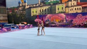 ЖП 1 юношеский, Пурышева Кира - Сотникова Арина, ШСА «Пирамида», Комбинированное упражнение