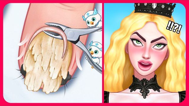 АСМР: УДАЛЕНИЕ КУТИКУЛЫ И ВОССТАНОВЛЕНИЕ НОГТЕЙ КОРОЛЕВЫ! 💅 Удовлетворяющие мурашечные звуки!