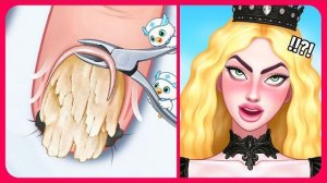 АСМР: УДАЛЕНИЕ КУТИКУЛЫ И ВОССТАНОВЛЕНИЕ НОГТЕЙ КОРОЛЕВЫ! 💅 Удовлетворяющие мурашечные звуки!