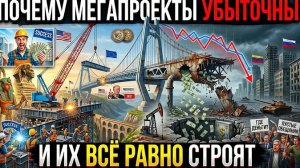Почему мегапроекты почти всегда убыточны — и их всё равно строят