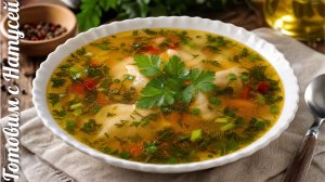 Куриный суп. Насыщенный и вкусный!!! Рецепт куриного супа с вермишелью и картошкой.