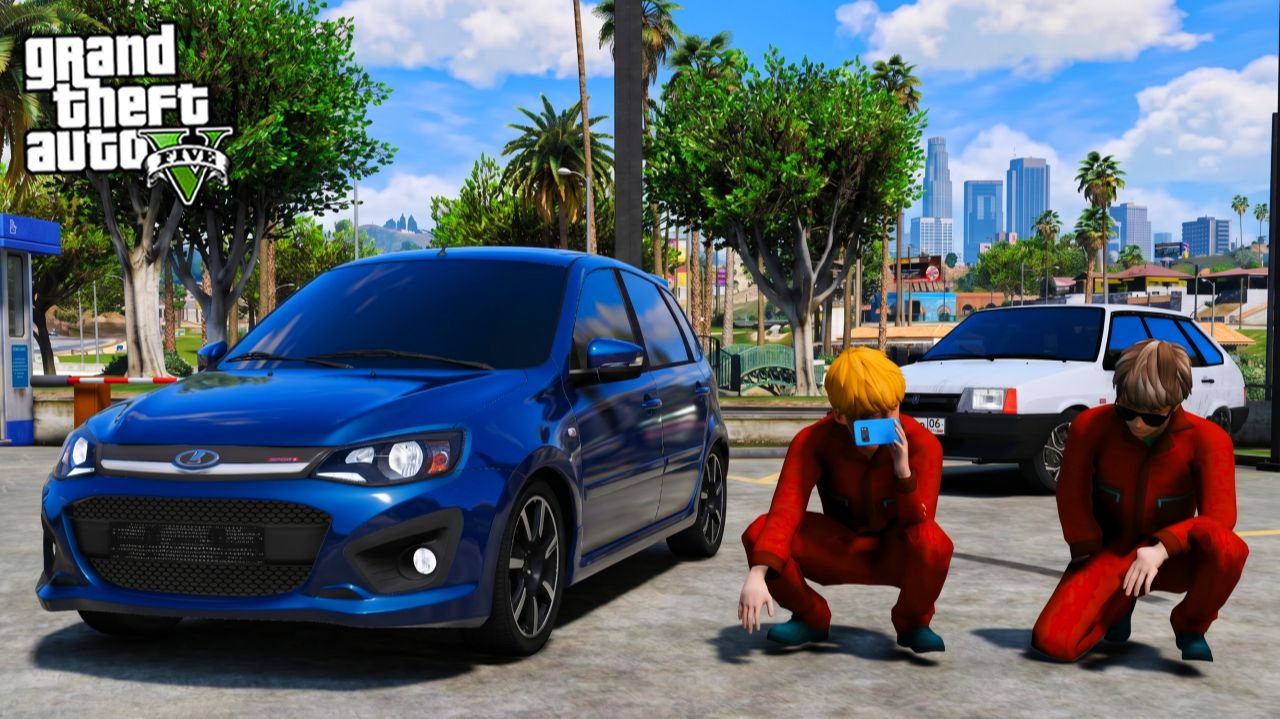 ГРИША ПРОДАЛ КАЛИНУ ! ШАШКИ НА КАЛИНА СПОРТ 2 - ЖИЗНЬ ПЕРЕКУПА В GTA 5
