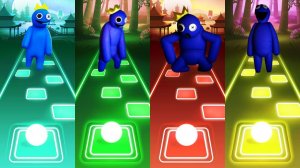 Мультик для детей. Баттл: Радужные Друзья. Tiles Hop