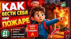 КАК ВЕСТИ СЕБЯ ПРИ ПОЖАРЕ