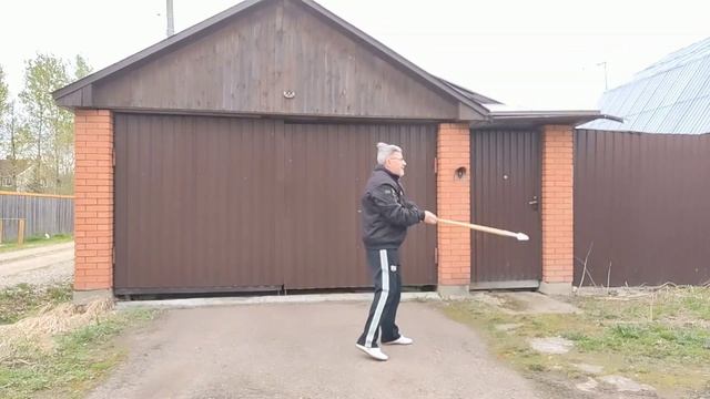 Разминочный комплекс с копьём №1