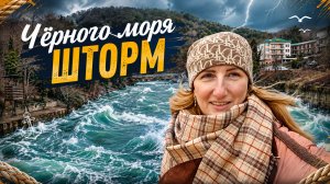 #65 ШТОРМОВОЕ ЧЕРНОЕ МОРЕ ЗИМОЙ 🌊 АРХИПО - ОСИПОВКА - ПРОГУЛКА 💫  ПЛЯЖ В ЯНВАРЕ 2026 🪾