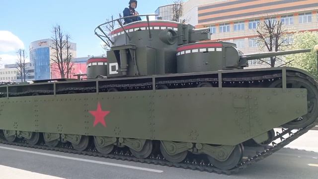 Т-26, Т-28, Т-34, Т-35, КВ-1, ИС-2, ИС-3, ИСУ-152, и др. на параде в День Победы! 09.05.2026 г.