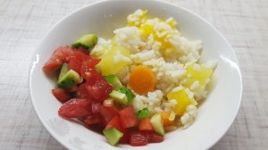 Легкий и полезный рис с овощами
