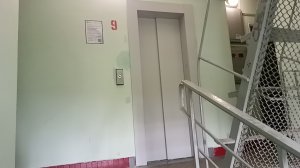 «ужасный 9 этаж» — пассажирский музыкальный лифт ЩЛЗ. V=1 m/s,Q=400kg
