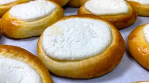 ЭТО ТЕСТО сводит ВСЕХ  с Ума!!! ВАТРУШКИ с ТВОРОГОМ