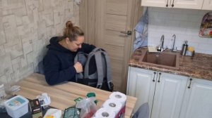 Приехали домой, сходили в магазин